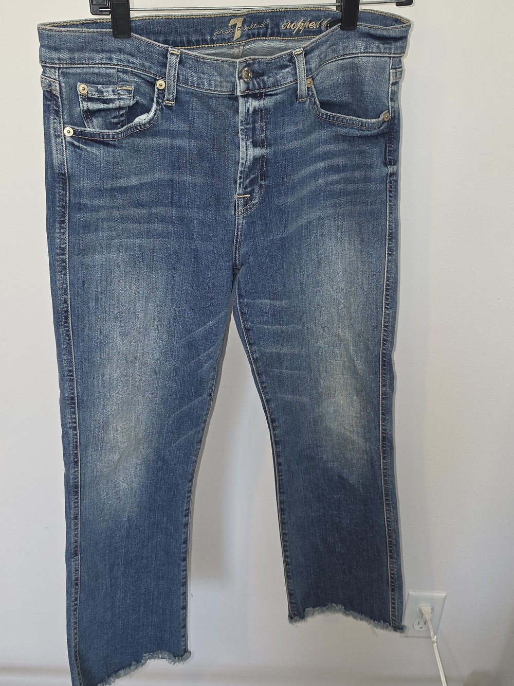 7 For All Mankind Cut Hem Men’s Jeans - Blue
